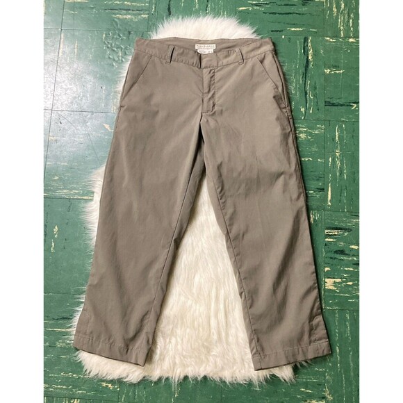 Royal Robbins Capri Pants Womens Sz 2 Olive Green Stretch Hiking Nylon Outdoors - Picture 6 of 13